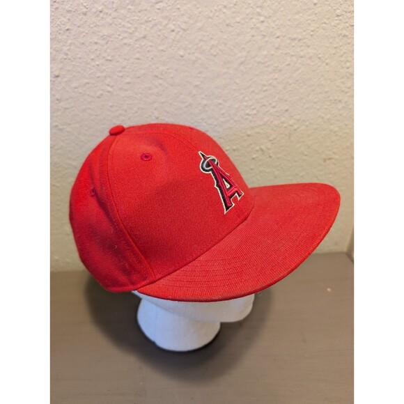 47 Brand MLB LA Angels Red Hat Fitted Cap Baseball Game Day Genuine Merchandise - Picture 12 of 13